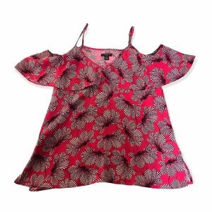 Ann Taylor XSP SS Cut-out Top